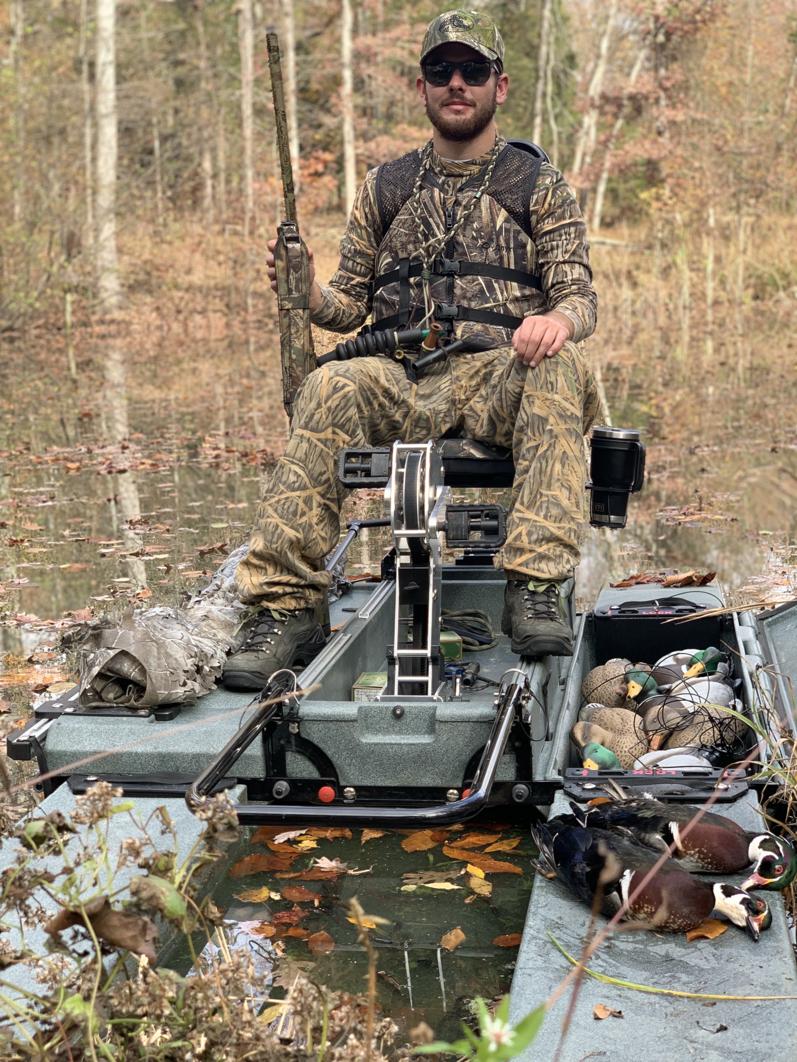 Duck Hunting Kayak Setup: Kayak Duck Blind